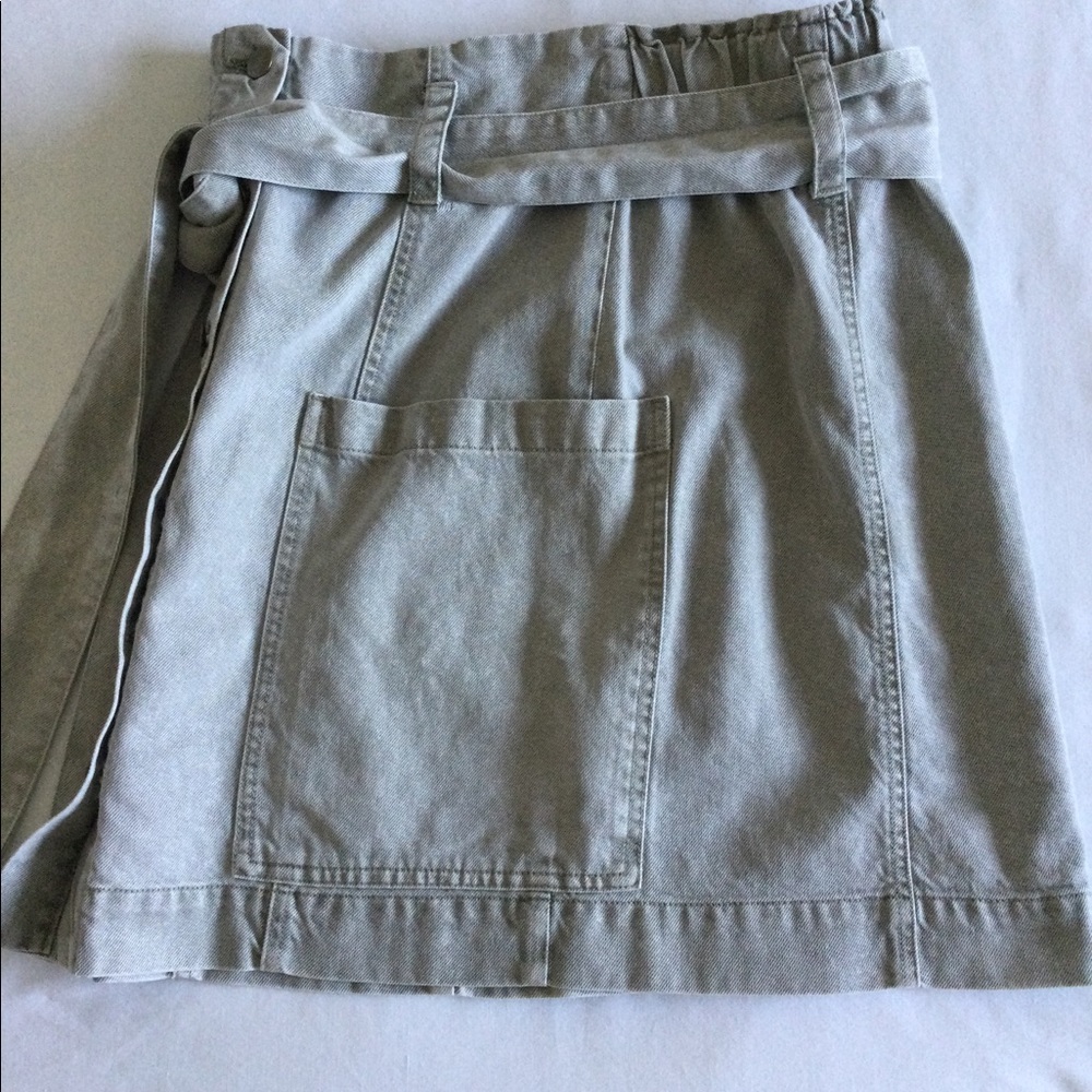 NWT Young Fabulous & Broke Kace Denim High Waist Paper Bag Skirt Sz S $110 - Picture 7 of 11